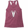 classic black tuxedo t shirt Racerback Tank
