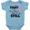 the lord will fight for you, you need only to be still Baby Bodysuit