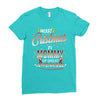 Merry Christmas To Mommy Of Great Awesome Ladies Fitted T-Shirt