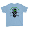 happy saint patrick day skull Youth Tee