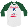 keep calm and pitch on 3/4 Sleeve Shirt