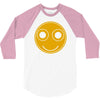 funny smiley face 3/4 Sleeve Shirt
