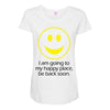 happy place Maternity Scoop Neck T-shirt