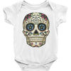 men's pura vida sugar skull Baby Bodysuit