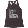 a litle life book Racerback Tank
