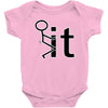 fk it funny college party Baby Bodysuit