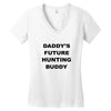 daddy future hunting buddy Women's V-Neck T-Shirt