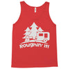 roughin' it roughing trailer camping camp Tank Top