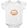 POW! Funny Explosion Cartoon Baby Bodysuit