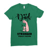 My Dad is Stronger Than Yours Ladies Fitted T-Shirt
