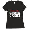existential crisis Ladies Fitted T-Shirt