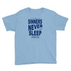 official t shirt mens you me at six sinners never sleep big all sizes Youth Tee