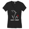 beauty and the beast Women's V-Neck T-Shirt
