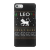 leo christmas ugly sweater iPhone 7 Case