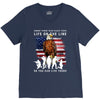 Honor Those Who Place Their Life On The Line V-Neck Tee
