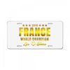 World Champion France 2018 Les Blues License Plate