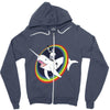 narwhal rainbow stormtrooper Zipper Hoodie