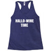 hallo wine Racerback Tank