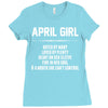April Girl Hated By Many Ladies Fitted T-Shirt