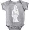 santa muerte blanca Baby Onesie