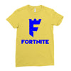 fortnite logo Ladies Fitted T-Shirt