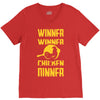 winner winner chicken dinner V-Neck Tee