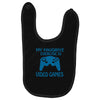 my favorite exercise is video games Baby Bibs