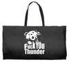 ted fuck you thunder Weekender Totes