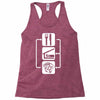 v2 eat sleep poker Racerback Tank