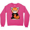 red fox 3 Crewneck Sweatshirt