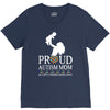 proud Autism  mom V-Neck Tee