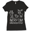 angry day Ladies Fitted T-Shirt