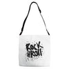 rock music r Adjustable Strap Totes