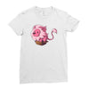 lion in a box Ladies Fitted T-Shirt