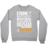 Strong Independent Motivated Sagittarius Crewneck Sweatshirt