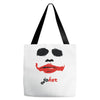 visage joker yeux ferm&eacute;s Tote Bags