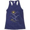 on the top (mountain) Racerback Tank
