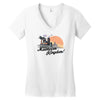 mushroom kingdom Women's V-Neck T-Shirt
