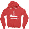 CheckMate, Chess Pawn,Chess Lover Zipper Hoodie