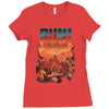 run! Ladies Fitted T-Shirt