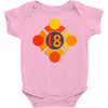 orange 18 Baby Bodysuit