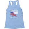 trump 2016 election make america great again Racerback Tank