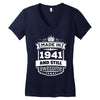 Made In 1941 And Still Awesome Women's V-Neck T-Shirt