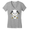 skull axe Women's V-Neck T-Shirt