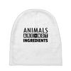 Animals Are Not Ingredients Baby Beanies
