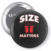 size matters Pin-back button