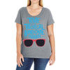 time to go tropical awesome paradise Ladies Curvy T-Shirt