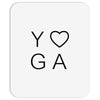 yoga heart Mousepad