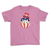 4th of July Peeking Baby Inside Egg Youth Tee