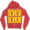 rude Zipper Hoodie